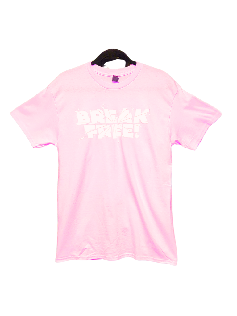 Break Free & Know Your History T-shirt – Pink