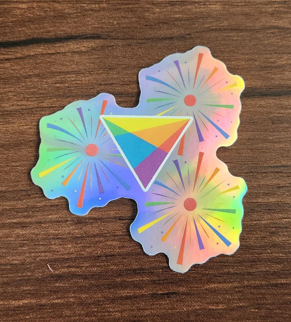 Pride Burst Sticker