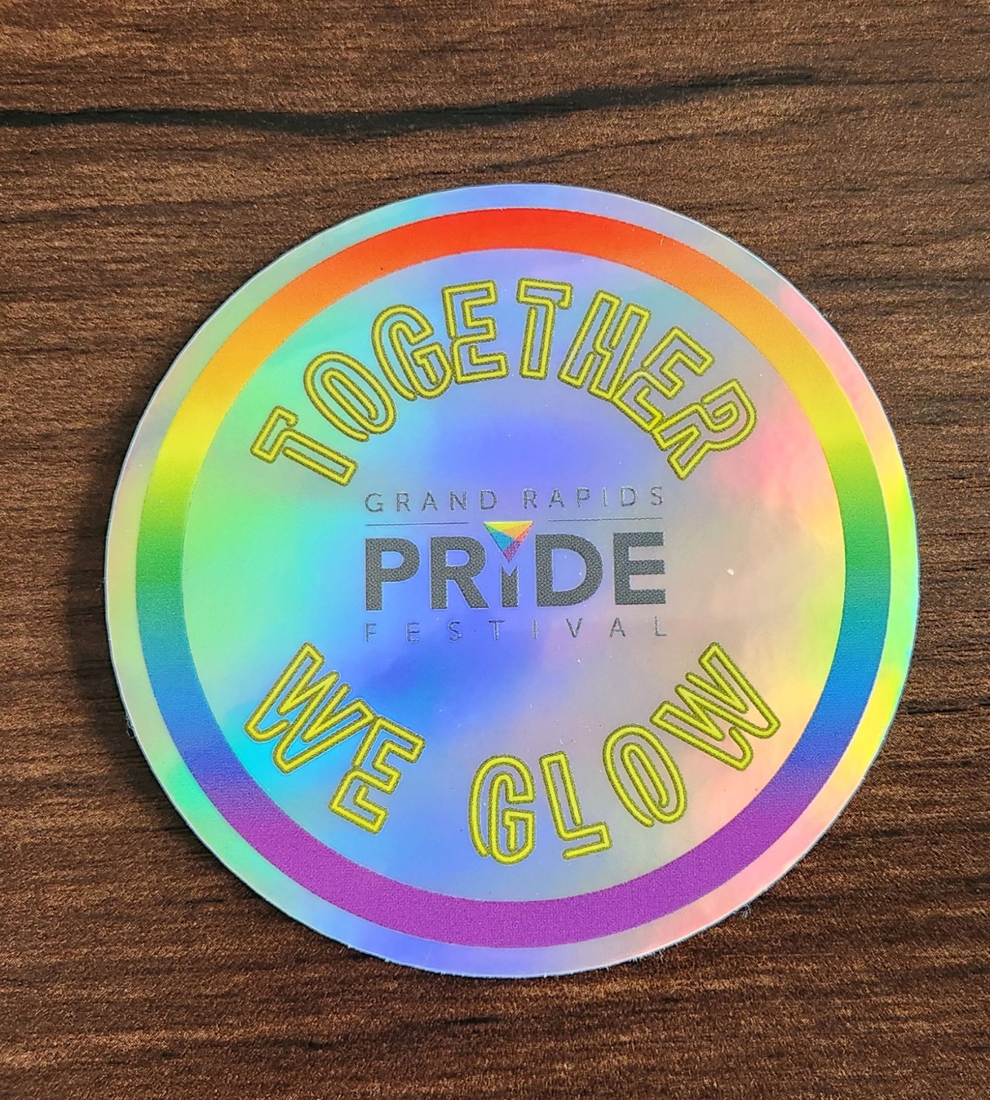 Together We Glow Sticker
